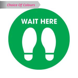 Wait Floor Sticker