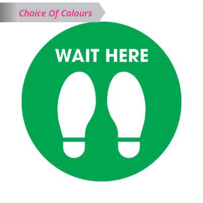 Wait Floor Sticker