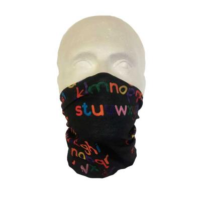 Alphabet Face Cover Neck Tube (Child's Size)