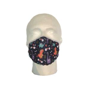 Blue Dinosaur Cloth Face Mask (Child's Size) Blue Dinosaur Cloth Face Mask (Child's Size)