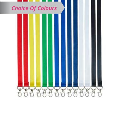 Double Clip Lanyard - 1.5cm - Pack of 10