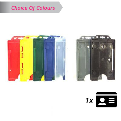 Portrait ID Card Holder - Single ID Card - Pack of 10