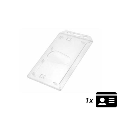 Fully Enclosed ID Card Holder - Portrait - Pack of 10
