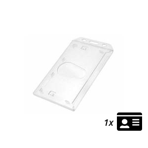Fully Enclosed ID Card Holder - Portrait - Pack of 10